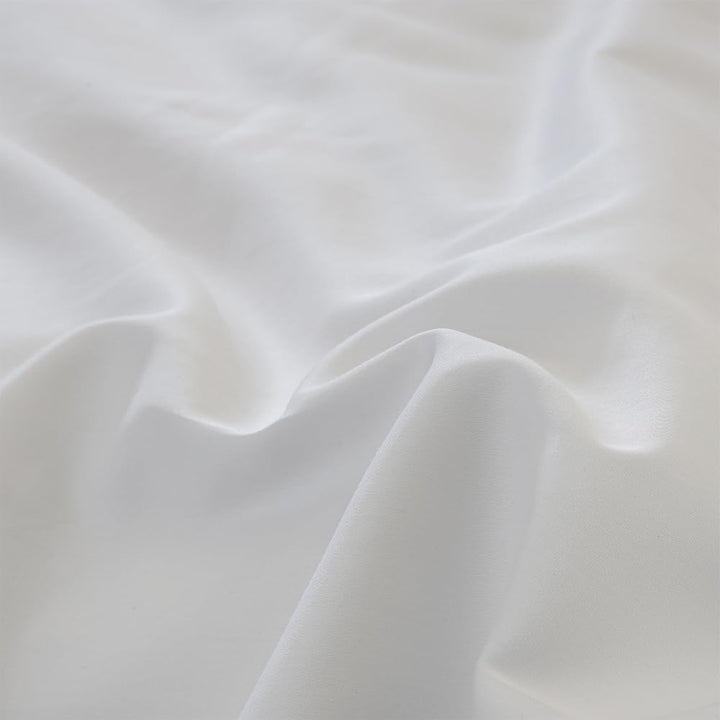 COTTON ARTean Bettwäsche-Set, ägyptische Baumwolle, Fadenzahl 300, Weiss, Bett 180 x 190/200, 100 %