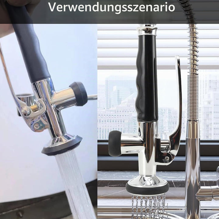 Profi Gastro Handbrause, wasserhahn küche aufsatz 1/2" Standard-AG Spülbrause aus Messing Gastronomi