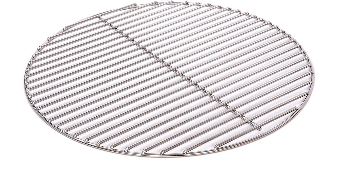 Massiver Grillrost Ø 50 cm aus Edelstahl rostfrei und elektropoliert 6 mm für Grill rund, Kugelgrill