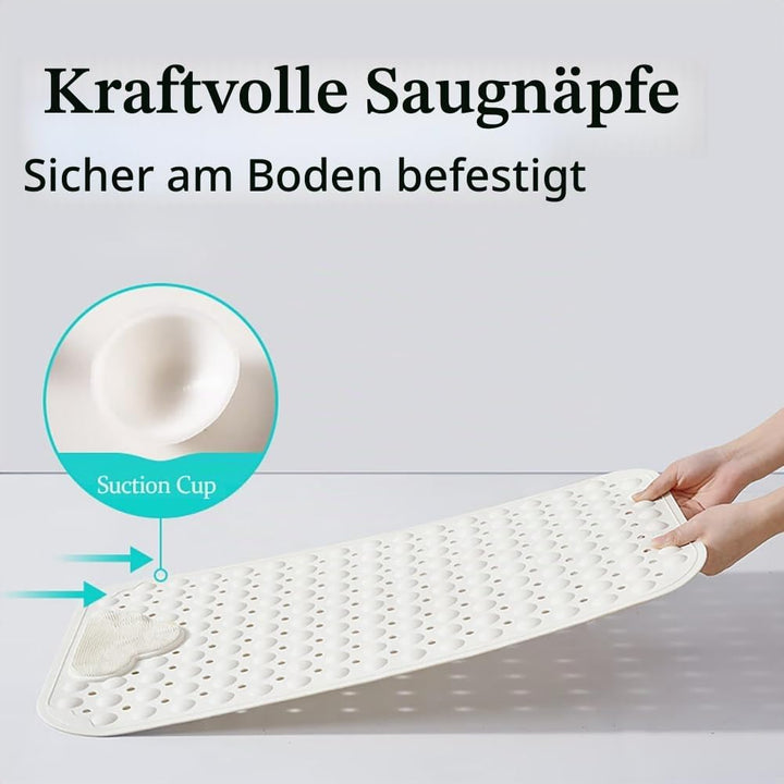 Duschmatte rutschfest 90x60cm,Antirutschmatte Dusche mit Ablauflöchern,Duscheinlage rutschfest mit S