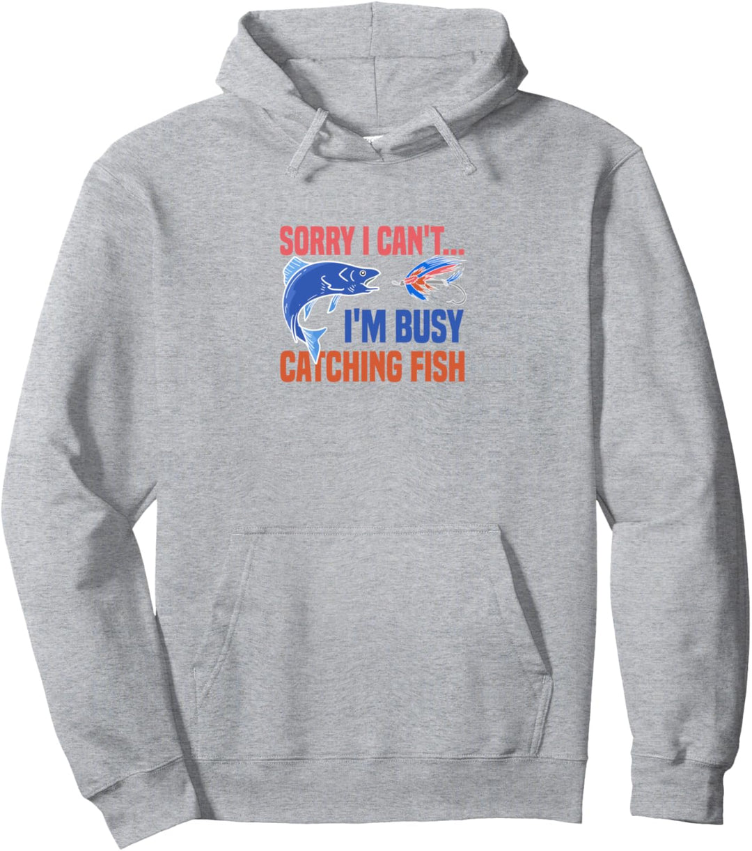 Ironisches Zitat Fliegenfischen Angler Fischer Pullover Hoodie