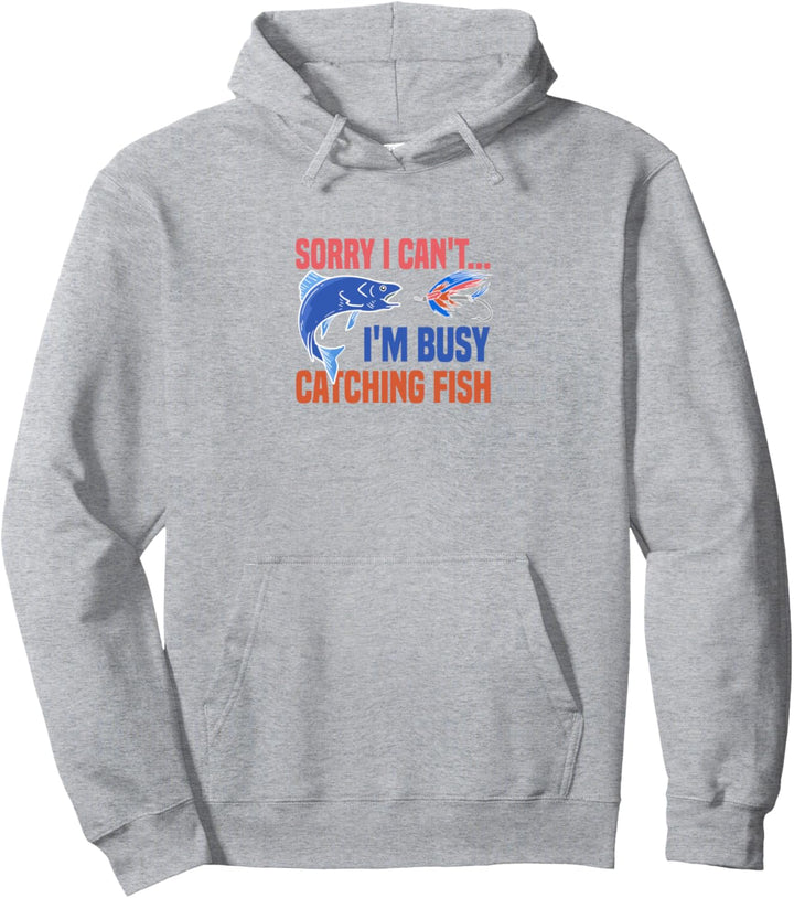 Ironisches Zitat Fliegenfischen Angler Fischer Pullover Hoodie