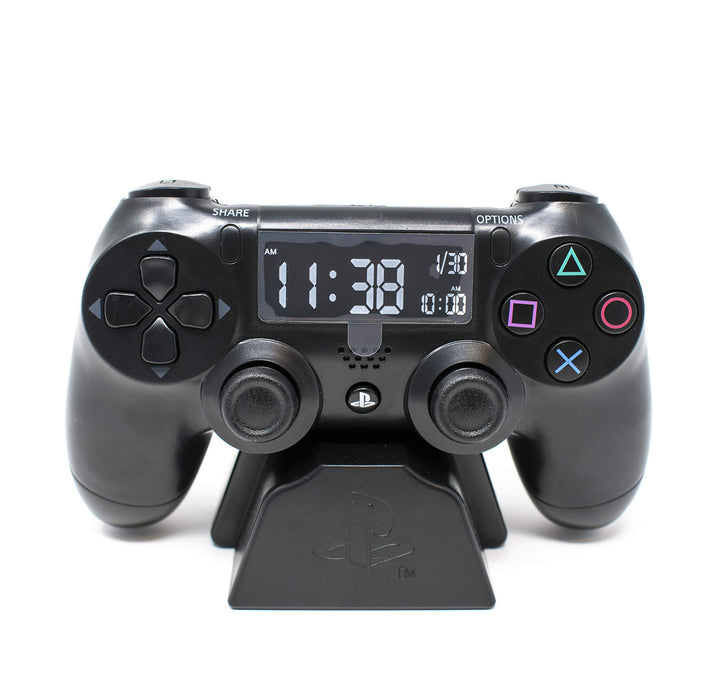 Paladone Digital Wecker LCD | PS4 Dualshock Controller Design | Verwenden Sie die Tasten, um Uhrzeit