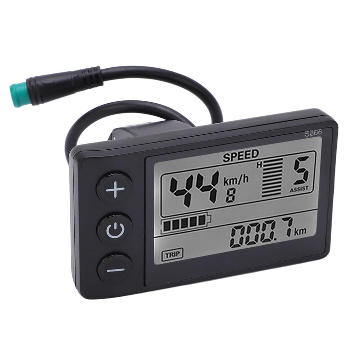 Estink LCD-Anzeige für Elektrofahrräder S866E Bike Controller LCD S866, LCD-Anzeige für Elektrofahrr