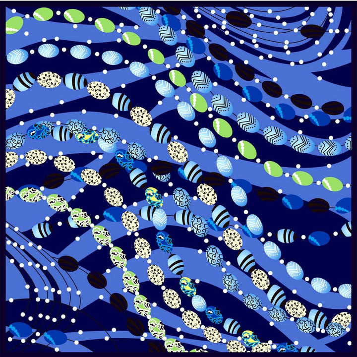 Lorenzo Cana Marken Seidentuch Damentuch aus 100% Seide Barock mit Paisleymuster Tuch Schal Markentu