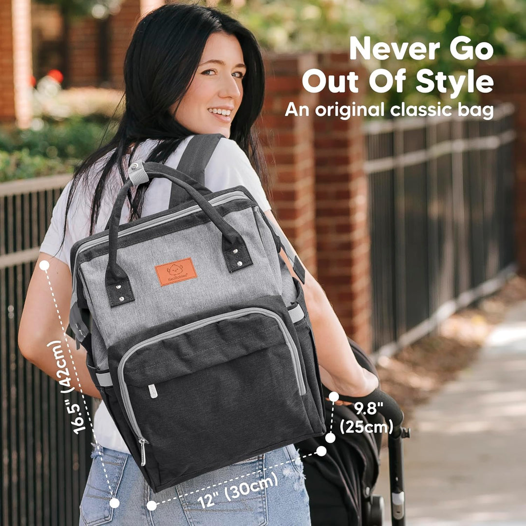 KeaBabies Baby Wickeltasche mit Wickelunterlage - Wickelrucksack Baby für Jungen, Mädchen, Wasserdic