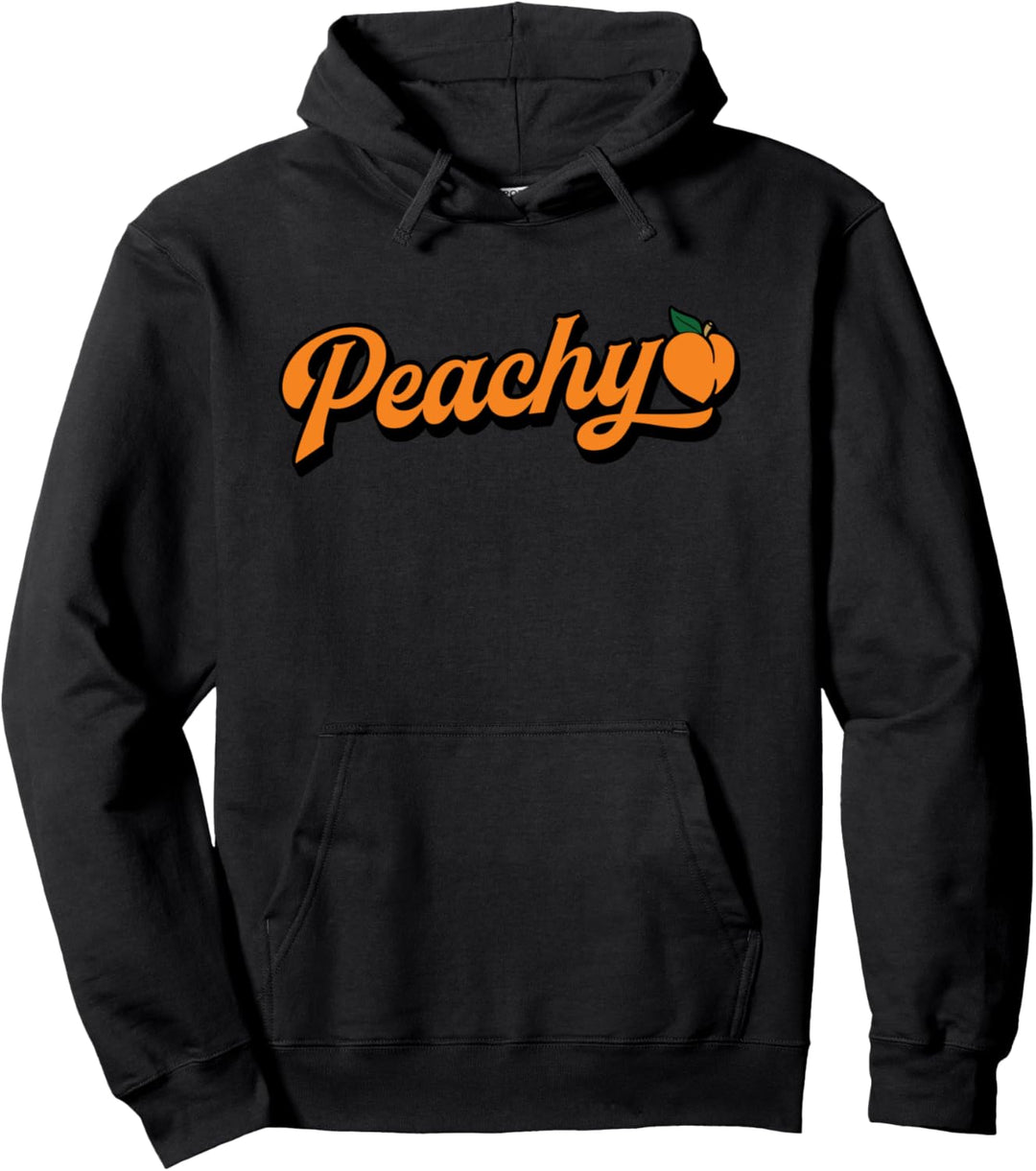 Peachy - 70s Inspired Boho Hippie Pullover Hoodie