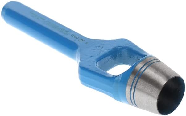 GEDORE Henkellocheisen für weiche Materialen, Ø 32 mm, Gummi Leder Dichtungen Stoff, rund, 190 mm la