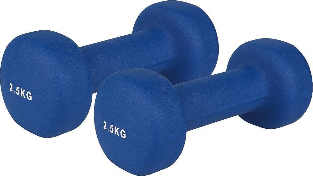 Neopren Hanteln, 0,5 kg, 0,75 kg, 1 kg, 2 kg, 2,5 kg oder 3,5 kg, Set bestehend aus jeweils 2 Hantel