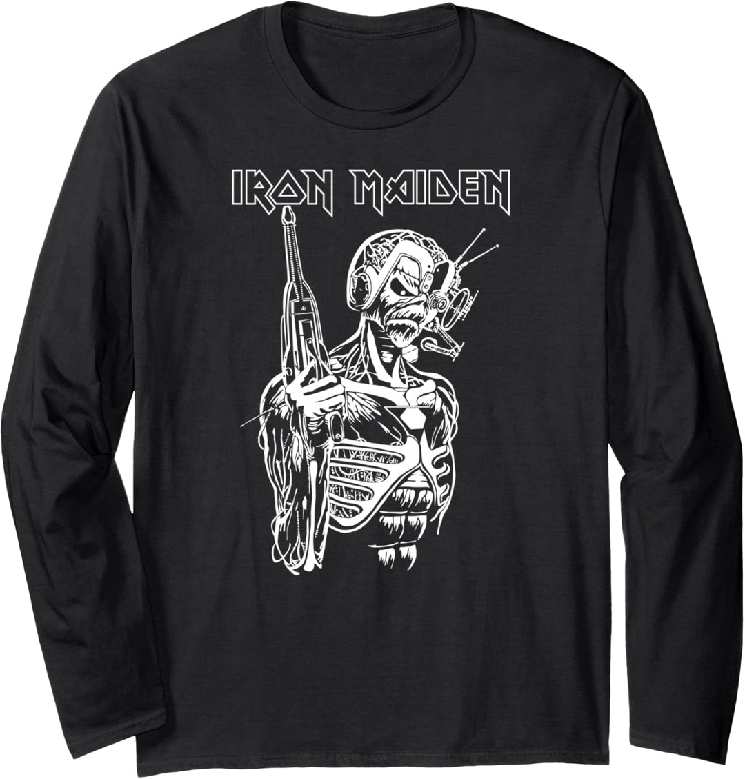 Iron Maiden - Somewhere in Time One Color Langarmshirt