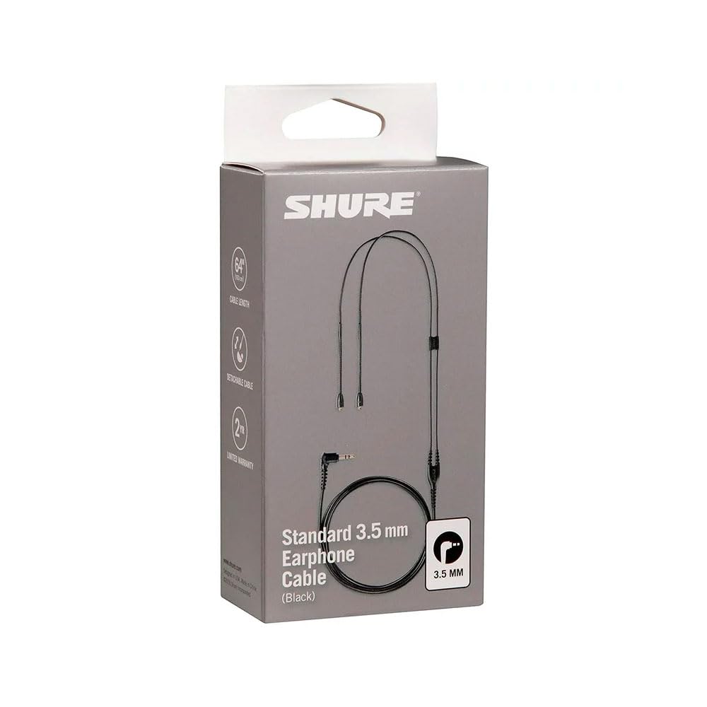 Shure Austauschkabe für SE315, SE425, SE535, Schwarz