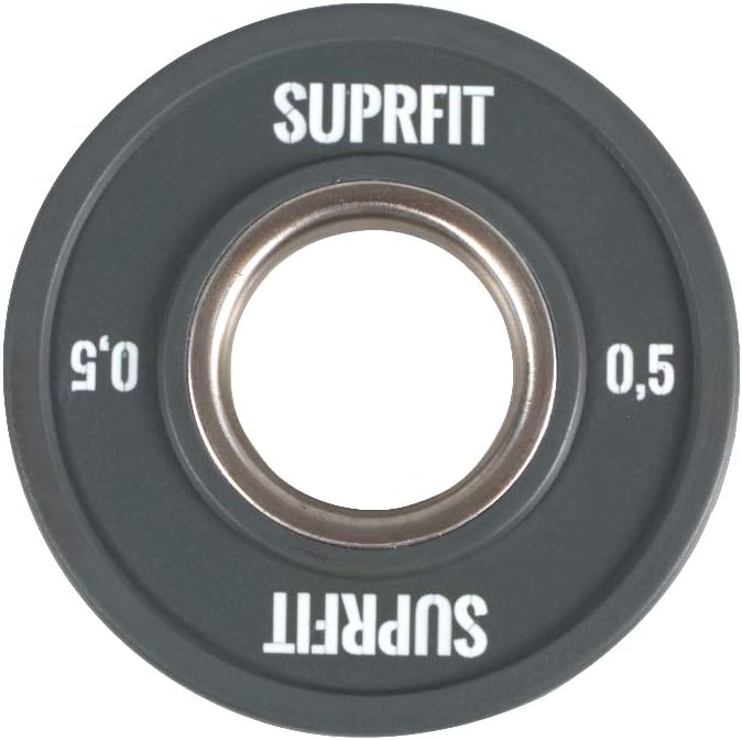 Suprfit Mini PU Bumper Plates - gummierte Hantelscheiben für Techniktraining mit der Hantelstange, E