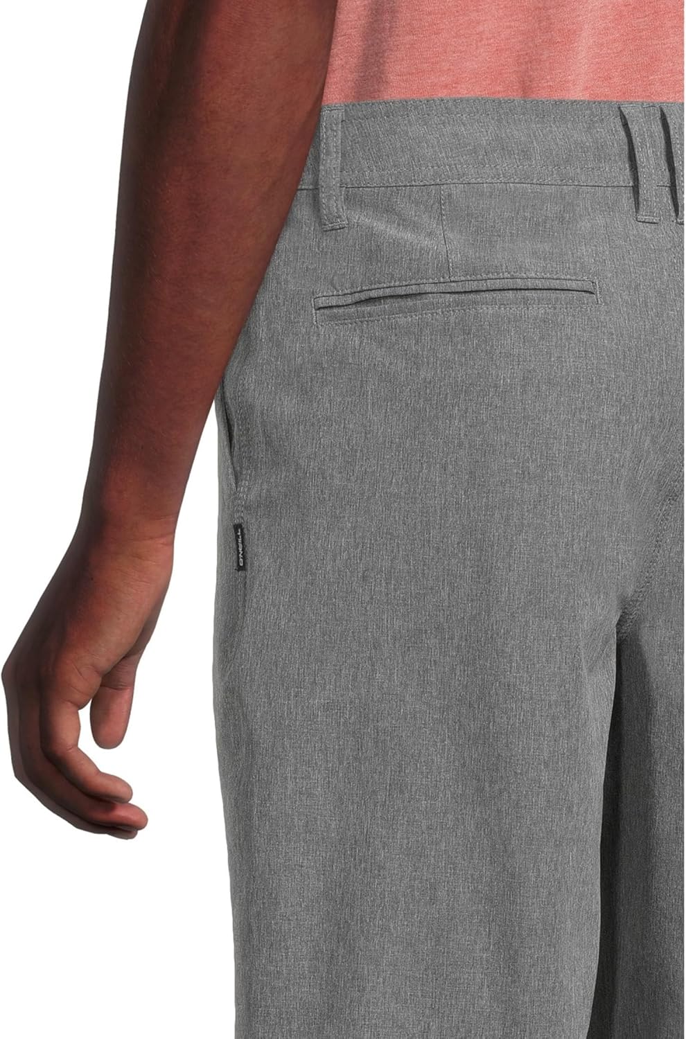O'Neill Herren Boardshorts Locked Stripe Hybrid Short 28W x 9L Meliert, Grau, 28W x 9L Meliert, Grau