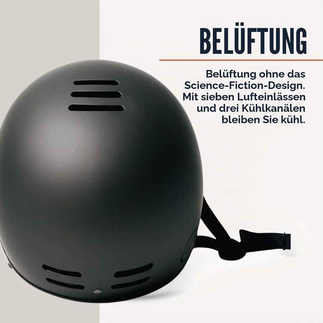 Thousand Heritage Fahrradhelm Erwachsene – Unisex, belüfteter Fahrradhelm mit PopLock Diebstahlschut