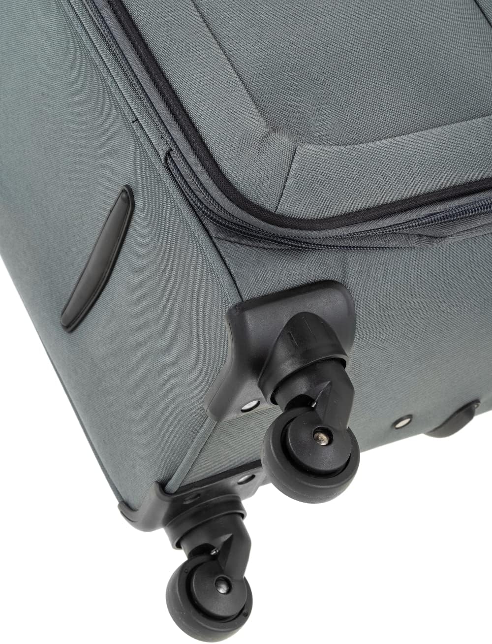 OCHNIK Mittlerer Rollkoffer | Soft Case | Material: Nylon | Farbe: Grau| Grösse: M | Masse: 69x42x29