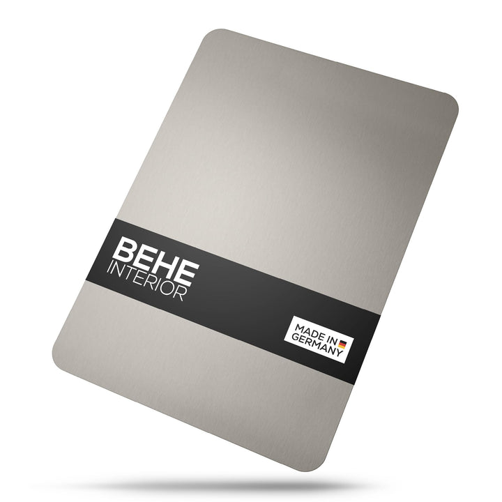 BEHE Schneidebrett Edelstahl - Made in Germany, Hygienisches Schneidebrett, cutting board, Rutschfes