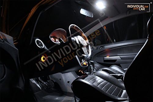 INDIVIDUALise your CAR Innenraumbeleuchtung SET für Corsa D 3 Türer (Pure-White) Reinweiss, Pure-Whi