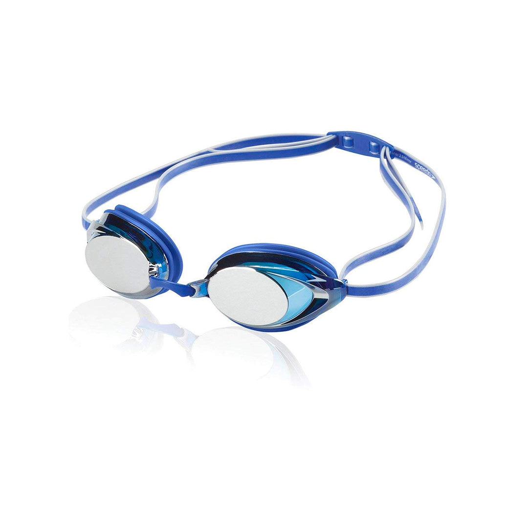 Speedo Vanquisher 2.0 Schwimmbrille, Panorama, blendfrei, beschlagfrei, mit UV-Schutz Schwarz, Schwa