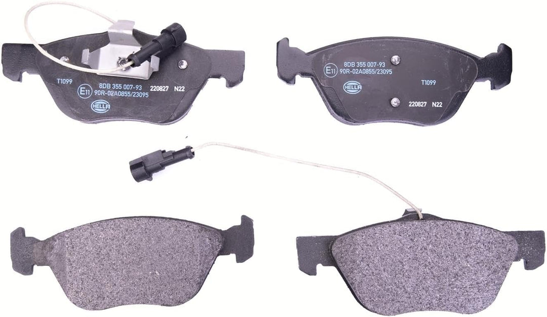 HELLA PAGID 8DB 355 007-931 Bremsbelagsatz - T1099 - Dicke/Stärke: 19mm - Bremssystem: Teves - mit i