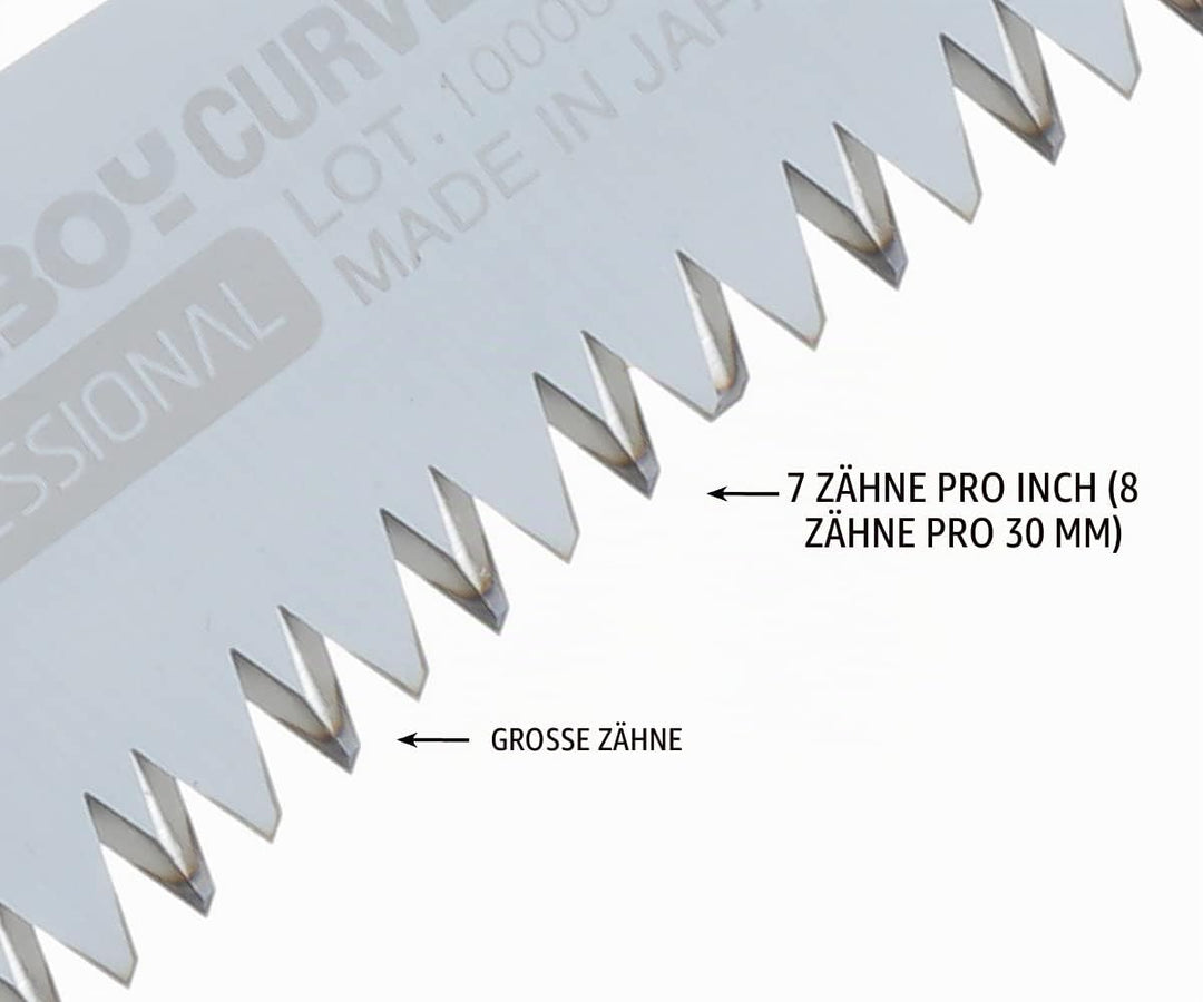 Silky Professional Series PocketBoy Klappsäge, gebogen, 170 mm, grosse Zähne (726-17) 170mm, 170mm
