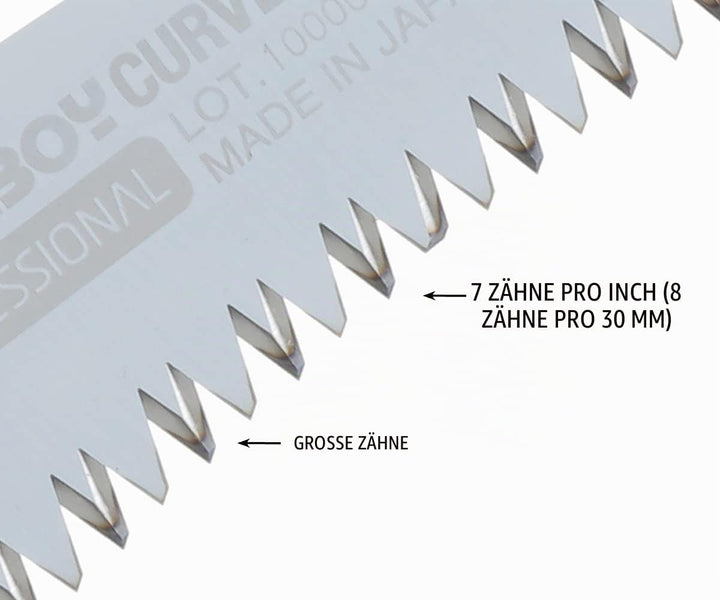 Silky Professional Series PocketBoy Klappsäge, gebogen, 170 mm, grosse Zähne (726-17) 170mm, 170mm