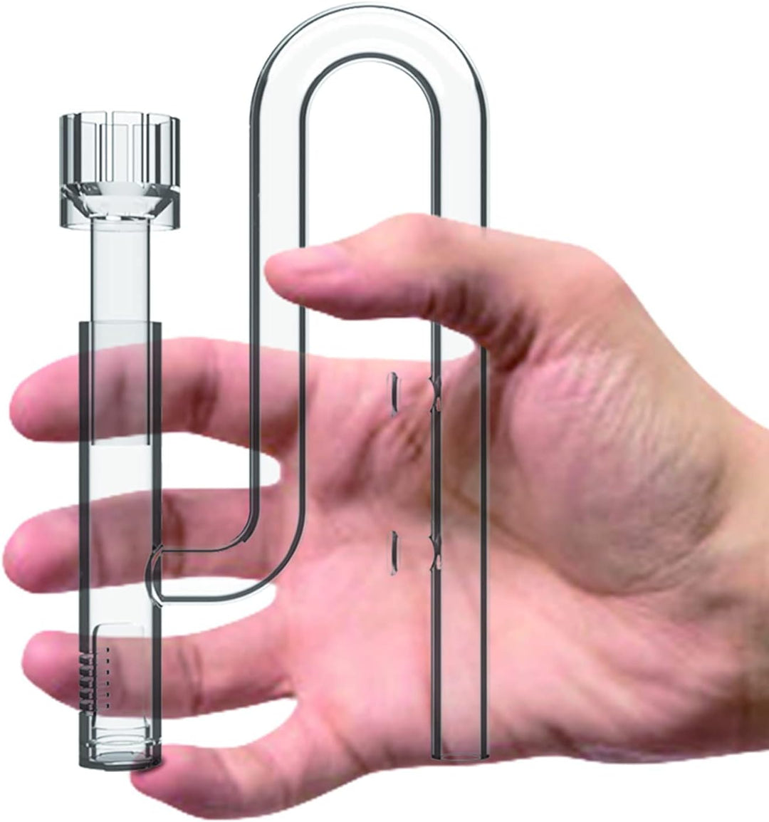 FZONE 13mm Aquarium Glass Mini Skimmer Lily Inflow and Drain Kits for Mini Nano Tanks Filter Tubes f