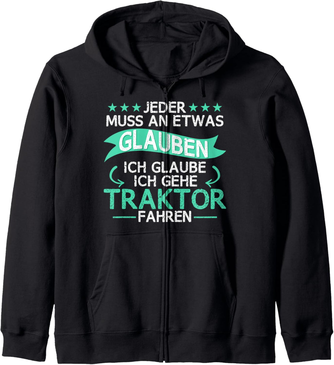 Traktor-Spruch, Bauernhof-Beruf, Geschenkidee Kapuzenjacke
