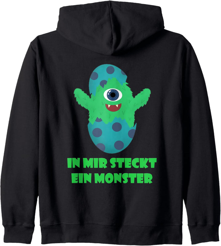 "IN MIR STECKT EIN MONSTER" Oster Edition Kapuzenjacke