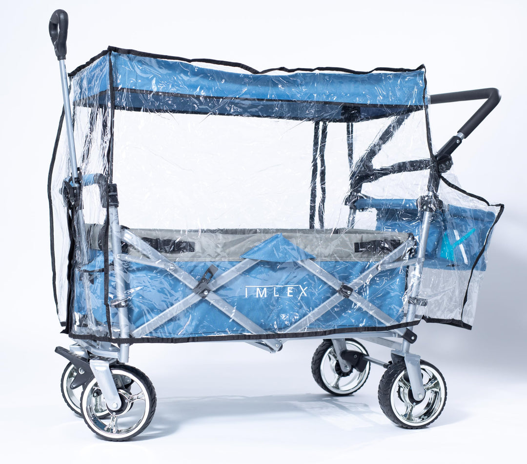 IMLEX Bollerwagen Universal Zubehör Ideal für IM-4268 Bollerwagen (Regenschutz), Regenschutz