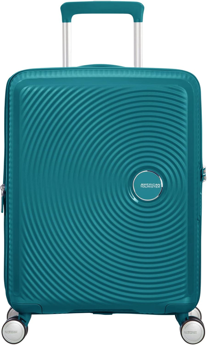 American Tourister Soundbox - Spinner S Erweiterbar Handgepäck, 55 cm, 41 L, Grün (Jade Green) Grün