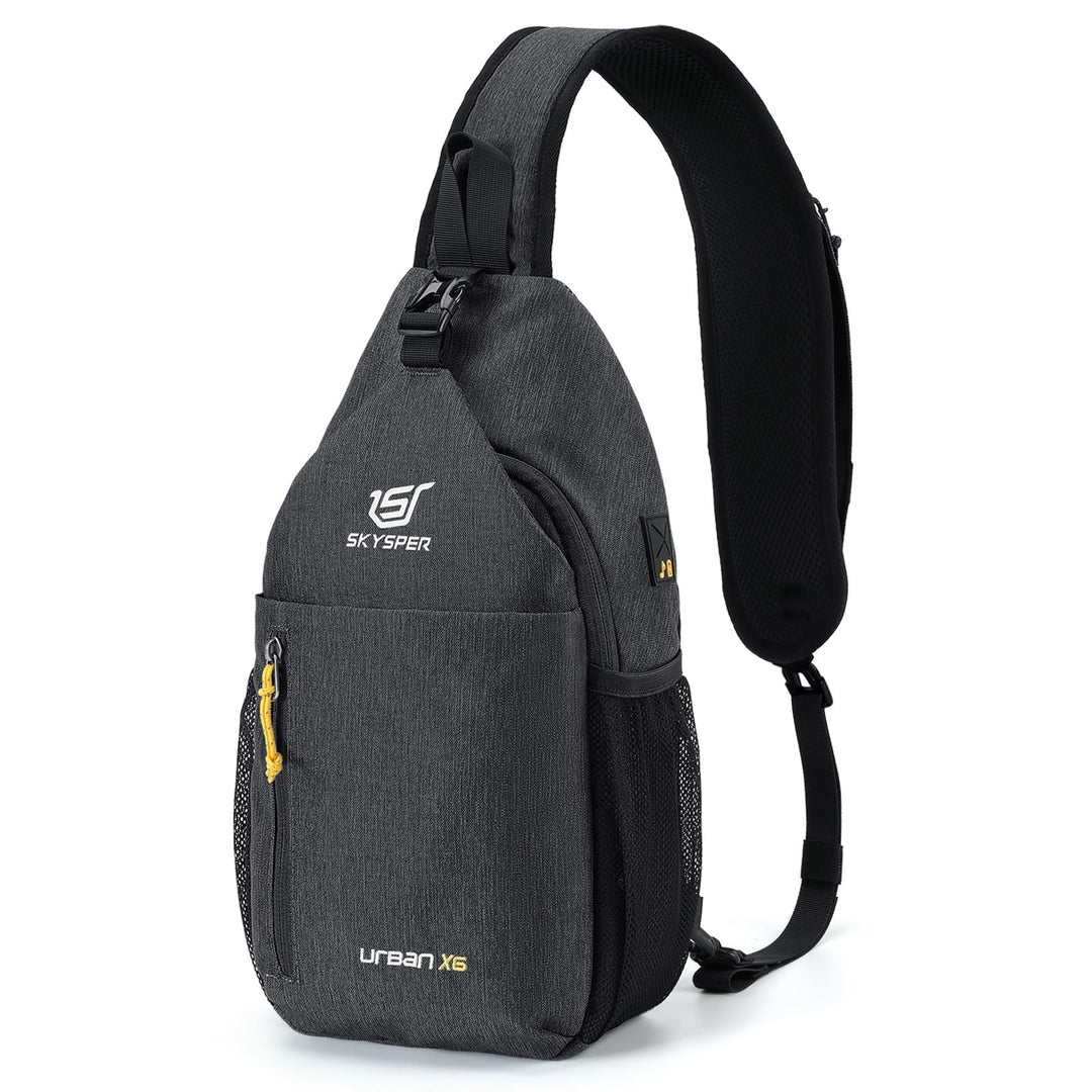 SKYSPER Schultertasche Brusttasche Leichte Sling Bag Klein Wasserfest Crossbody Umhängetasche zum Wa