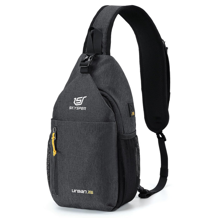 SKYSPER Schultertasche Brusttasche Leichte Sling Bag Klein Wasserfest Crossbody Umhängetasche zum Wa