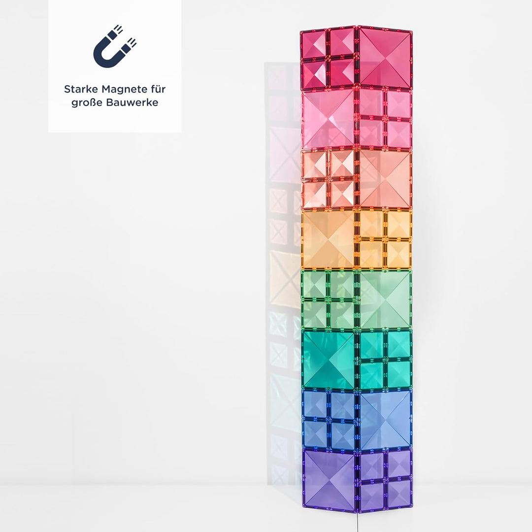 Connetix - Pastell-Quadrat-Packung, 40 Stück