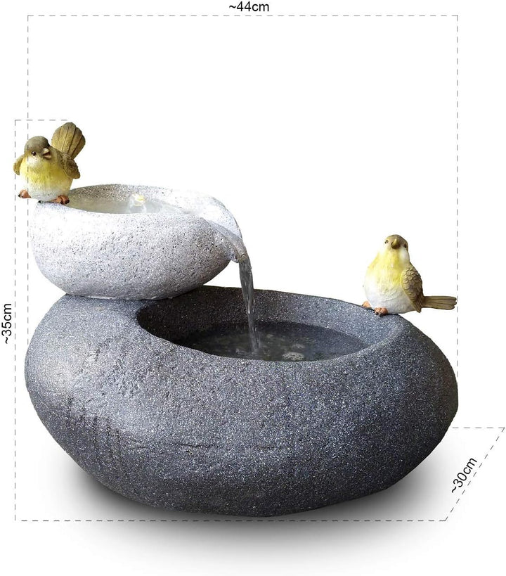 Gartenbrunnen Brunnen Zierbrunnen Zimmerbrunnen Springbrunnen Brunnen 230V Wasserfall Wasserspiel fü