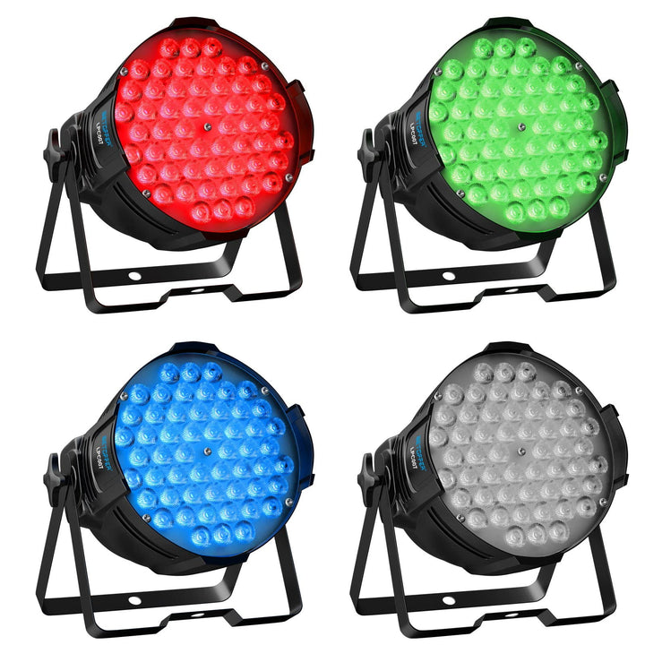 BETOPPER Partylicht Bühnenlicht 160W LED Par Scheinwerfer, 54x3W LED RGB Lichteffekte DJ Lichter mit