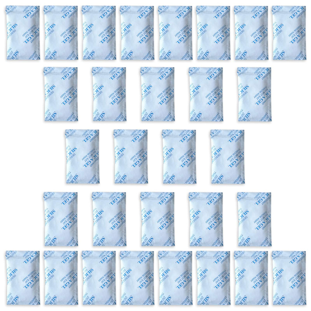 30 x 10 g E-Cron Trockenmittel Silikagel in Tyvek Päckchen. Reine, sichere und wiederverwendbare Luf