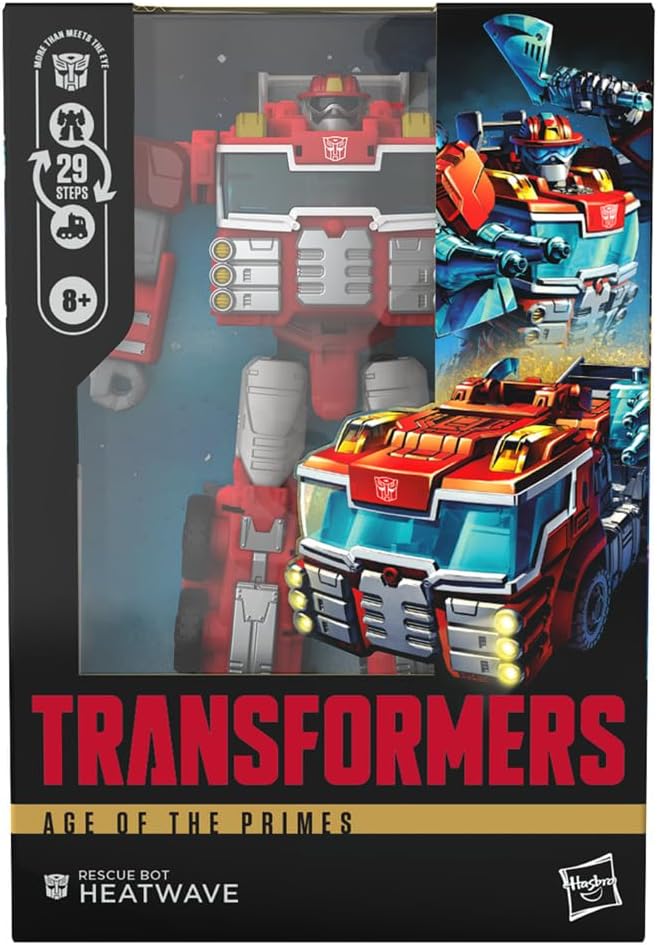 Transformers Age of The Primes Voyager-Klasse Rescue Bot Heatwave Action-Figur