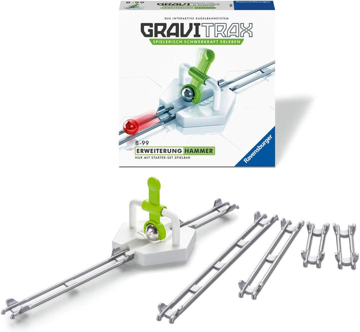 Ravensburger GraviTrax Erweiterung Hammer - Ideales Zubehör für spektakuläre Kugelbahnen, Konstrukti