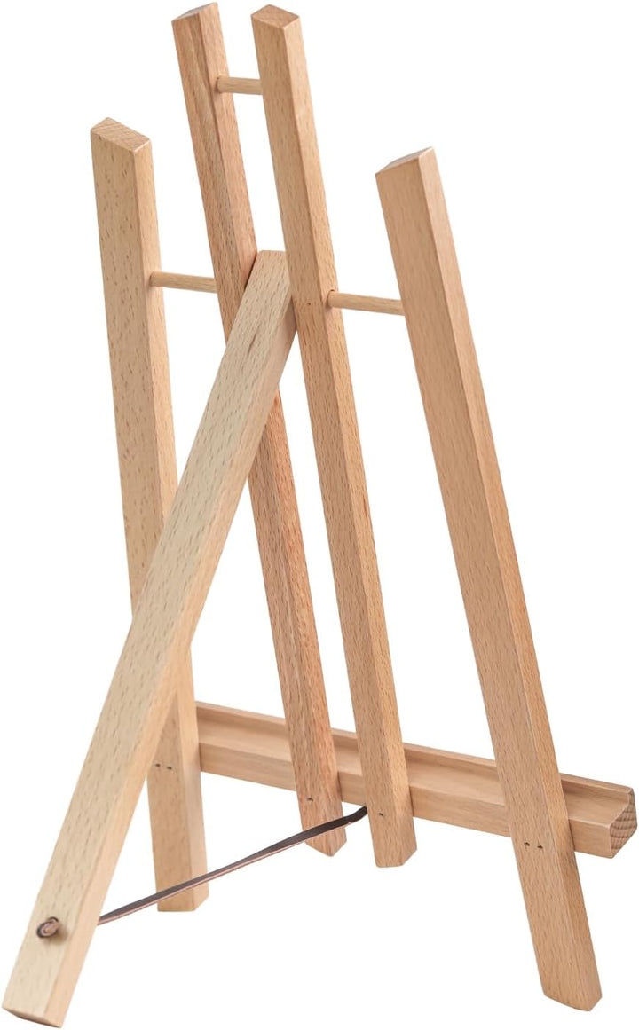 Tischstaffelei aus Buchenholz 40 cm hoch Staffelei Holzstaffelei Mini Staffelei Kinder Klappbar Und