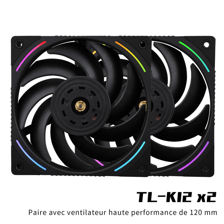 Thermalright Phantom Spirit 120 EVO CPU Luftkühler, 7 Heatpipes CPU-Kühler, Dual 120mm TL-K12 PWM Lü