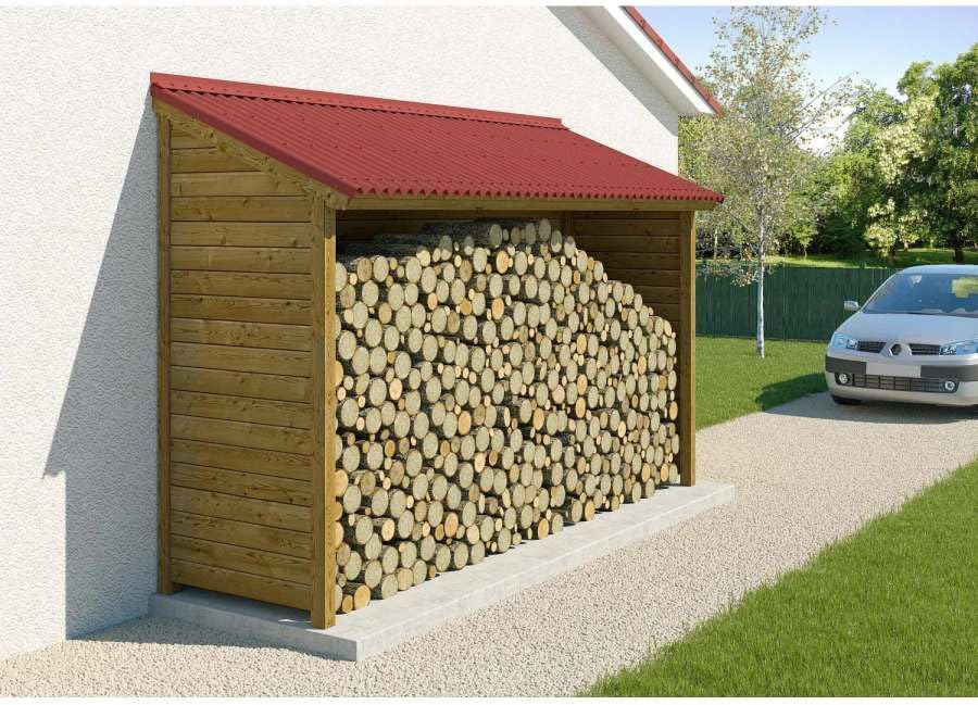 EASYLINE Dachplatte Intensiv Rot, 1 x 0,76m (Bitumenwellplatte)