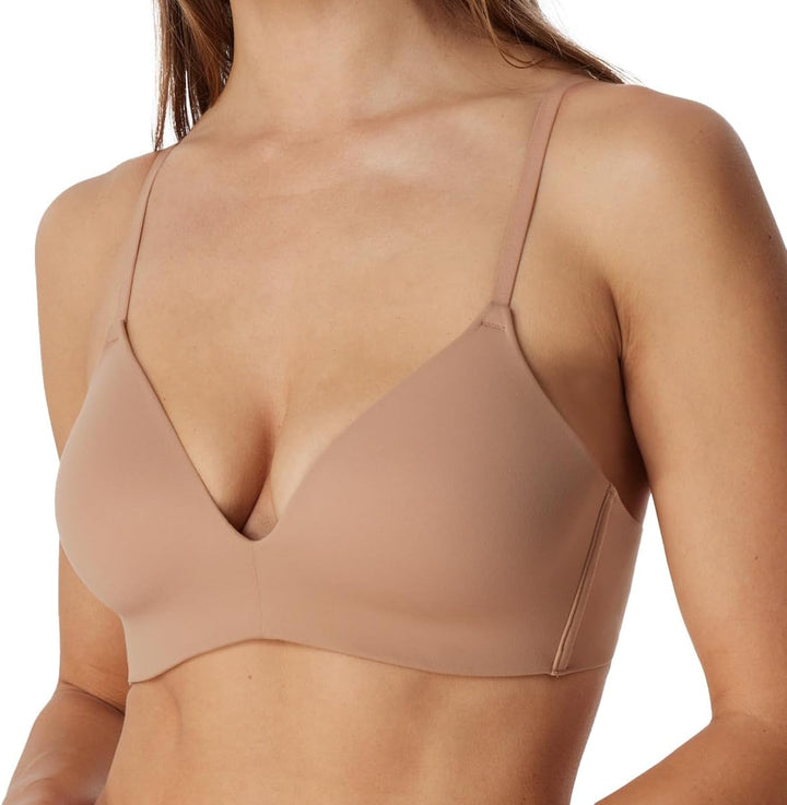 Schiesser Damen BH ohne Bügel gepadded - Invisible Soft 70B Maple_166568, 70B Maple_166568