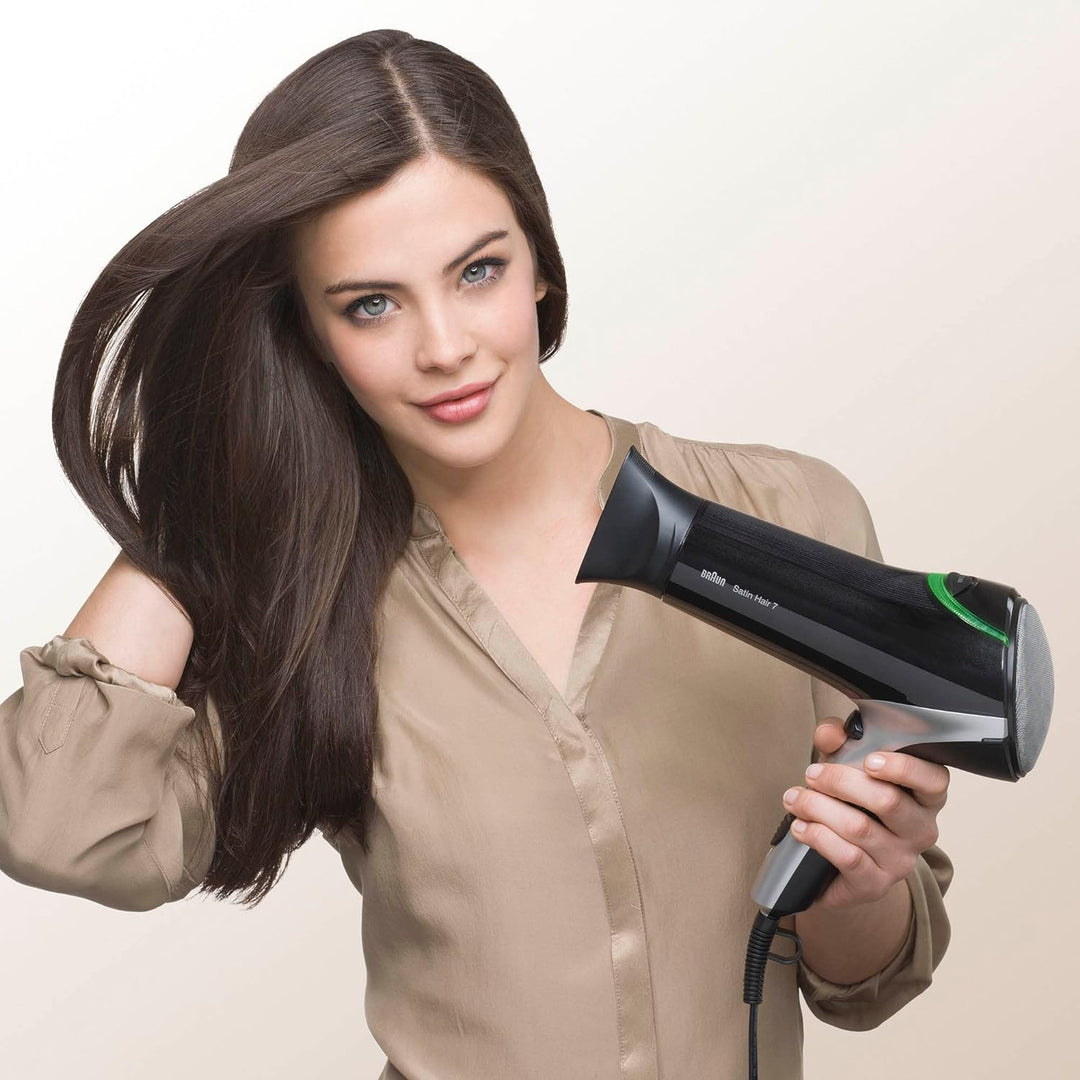Braun Satin Hair 7 Haartrockner, professioneller Föhn mit IonTec und Satin Protect Technologie, HD71