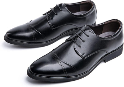 Anzugschuhe Herren Oxford Derby Schuhe Brogues Lederschuhe Hochzeitsschuhe Schnürhalbschuhe Business