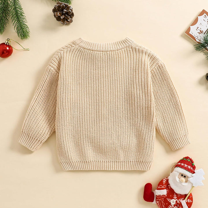 L&amp;ieserram Baby Jungen Mädchen Weihnachtspullover Weihnachten Gestrickt Pullover Jumper Neugeborenen