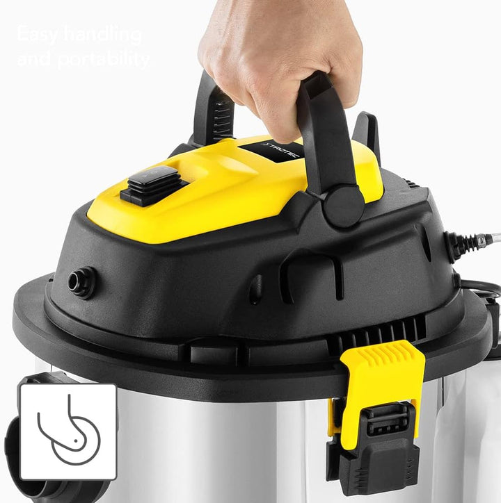 TROTEC Waschsauger, Nass- und Trockensauger VC 1200W Staubsauger 4-in-1 Mehrzwecksauger mit Waschsau