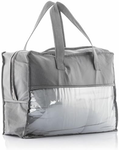 Gewichtsdecke 7kg in grau für erholsamen Schlaf | Therapie-Decke Erwachsene 120x180 cm flauschig | S