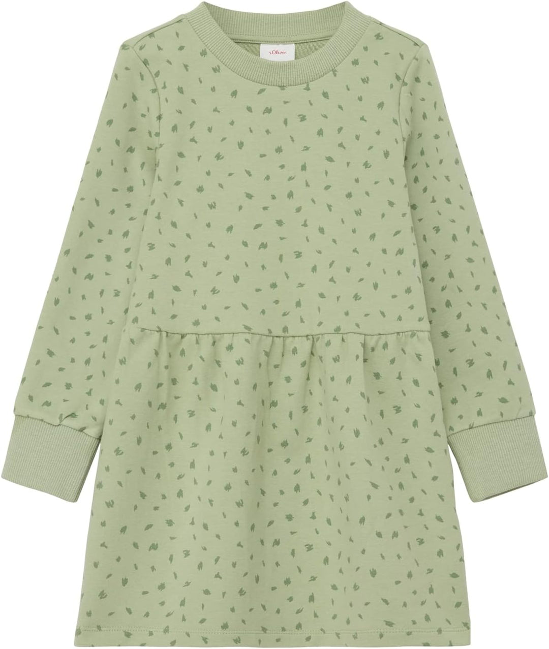 s.Oliver Junior Mädchen Sweatkleid 92 Grün, 92 Gr&#xFC;n