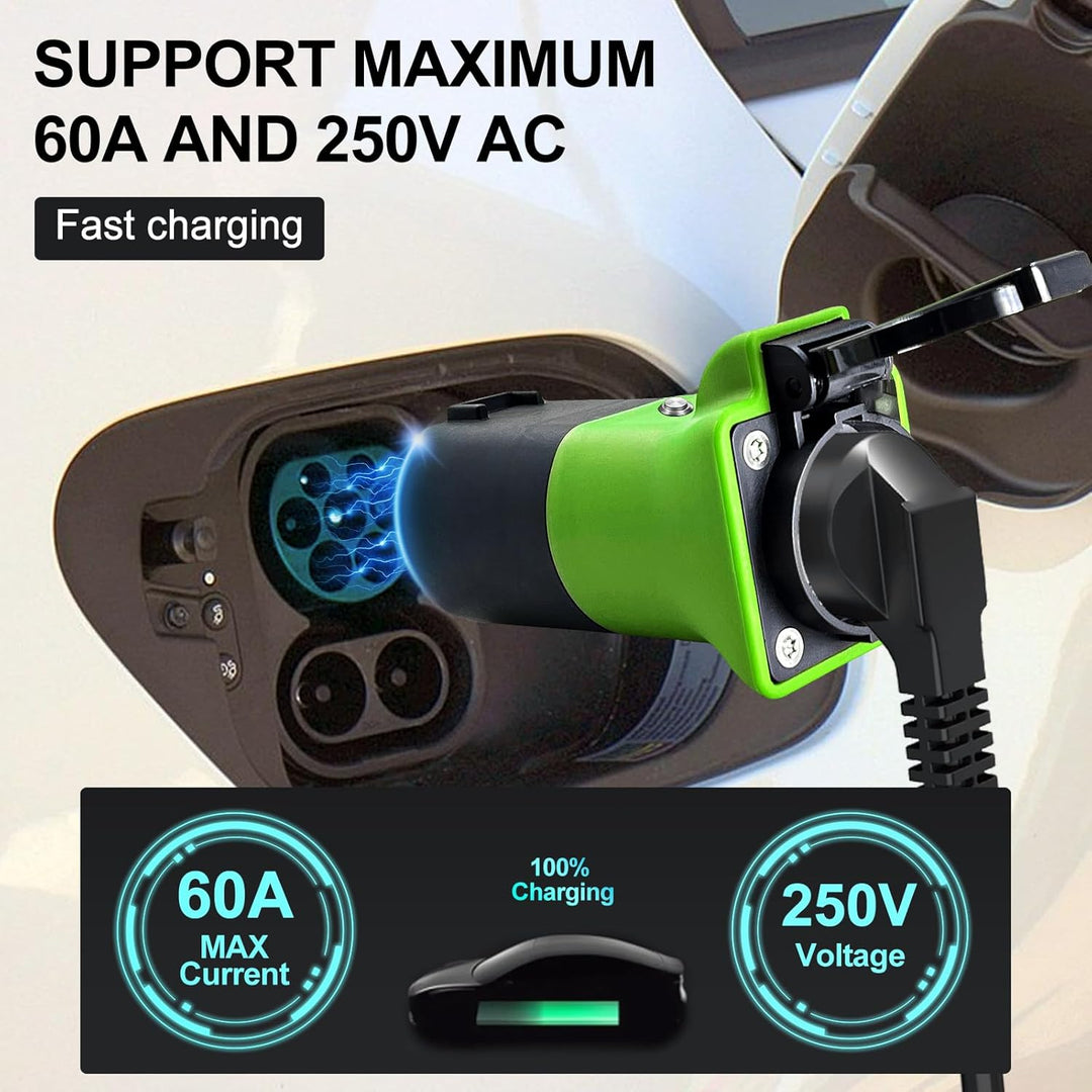 Adapter V2L für EV, 3.5KW 16A 220V Adapter von Fahrzeug zu Last, Typ2 auf Schuko-Aussenentlader, Kom
