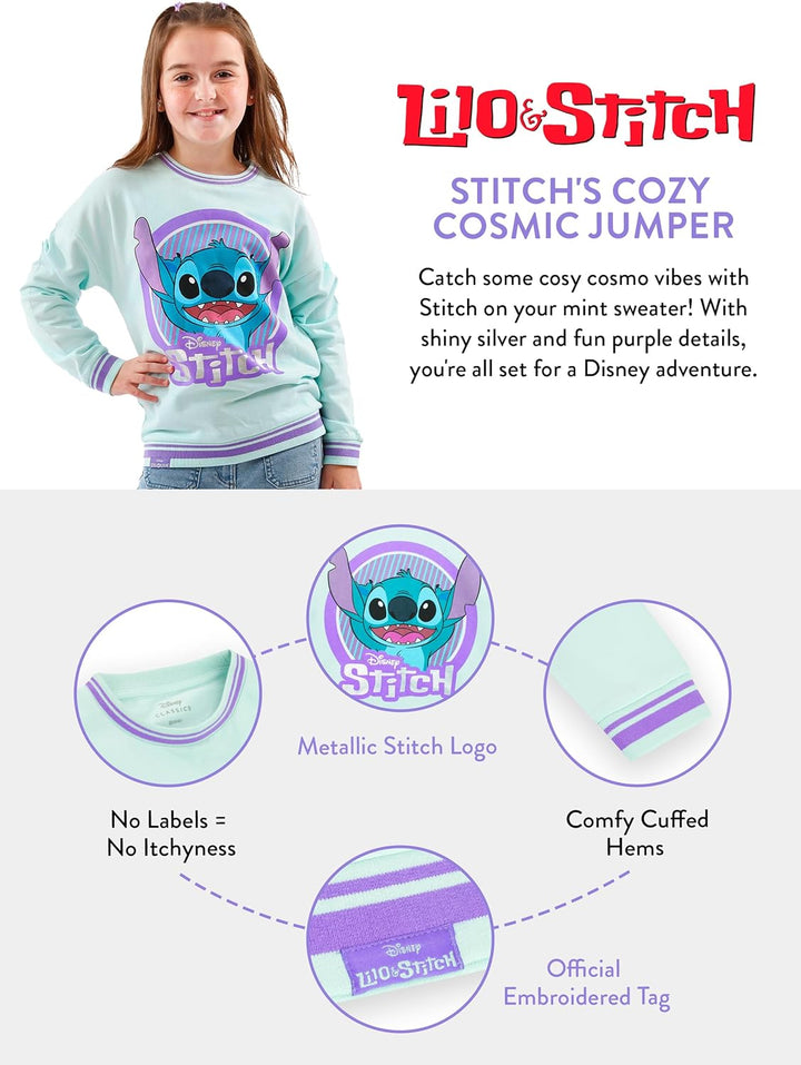 Disney Lilo Und Stitch Pullover Mädchen | Stitch Kleidung | Stitch Merchandise | Alter 5 bis 13 Jahr